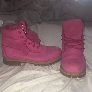 Timberland pink size 5